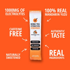 Boba Tea Protein on-the-go hydration bottle during active use.
