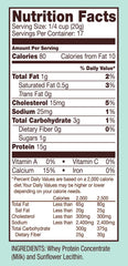 Bob's Red Mill whey protein powder in a glass smoothie for a quick protein boost.