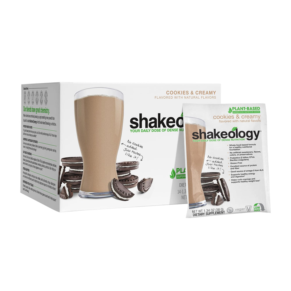 BODi Shakeology plant-based protein packet for convenient on-the-go nutrition and protein boost.