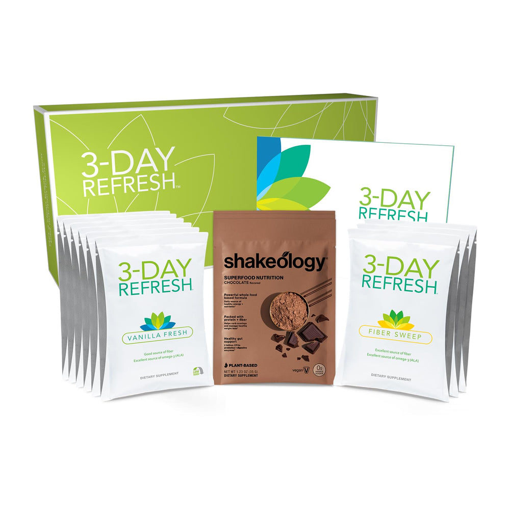 BODi Shakeology bottle offers convenient nutrition for busy mornings.