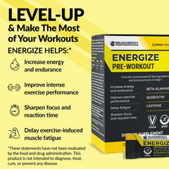 BODi Energize single-serve stick pack for on-the-go energy before training