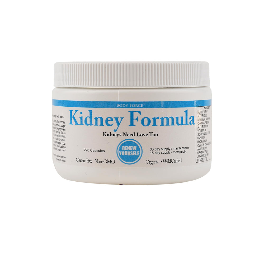 Body Force Kidney Formula capsules bottle shown for easy daily use and potential kidney support.