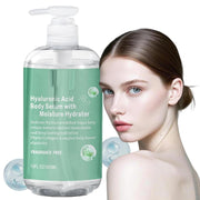 Body Hydrator Hyaluronic Acid Serum bottle for quick absorption and deep hydration.