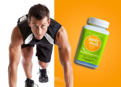 Body Mint Sport tablets dispense image demonstrates easy internal deodorant intake