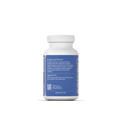BodyBio Vitamin B+ label close-up emphasizing nine essential B vitamins