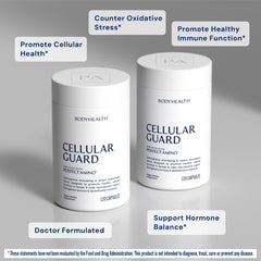 BodyHealth Cellular Guard label detail emphasizing sulforaphane activation benefits.