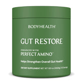 BodyHealth Gut Restore tub front; supports digestion and nutrient absorption for everyday wellness.