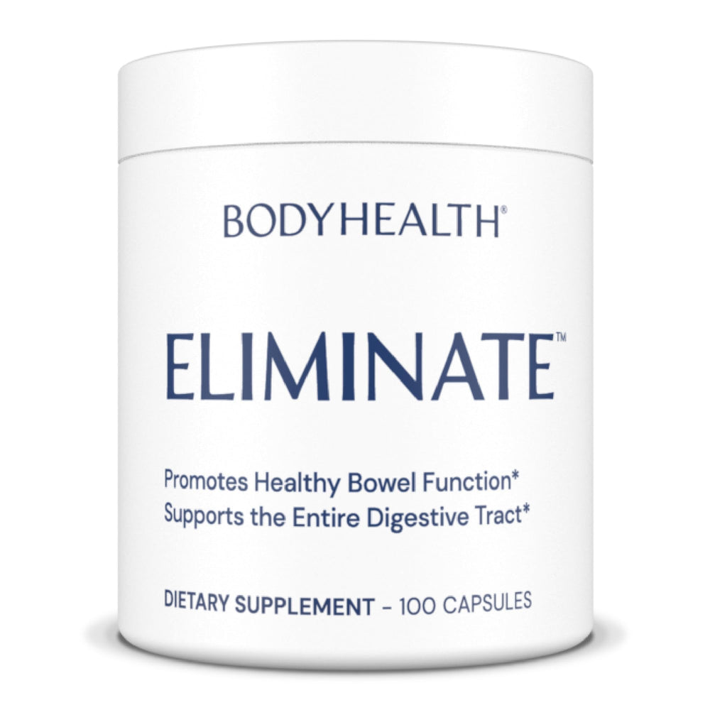 BodyHealth Intestinal Cleanse bottle with pills, gentle overnight support for digestion