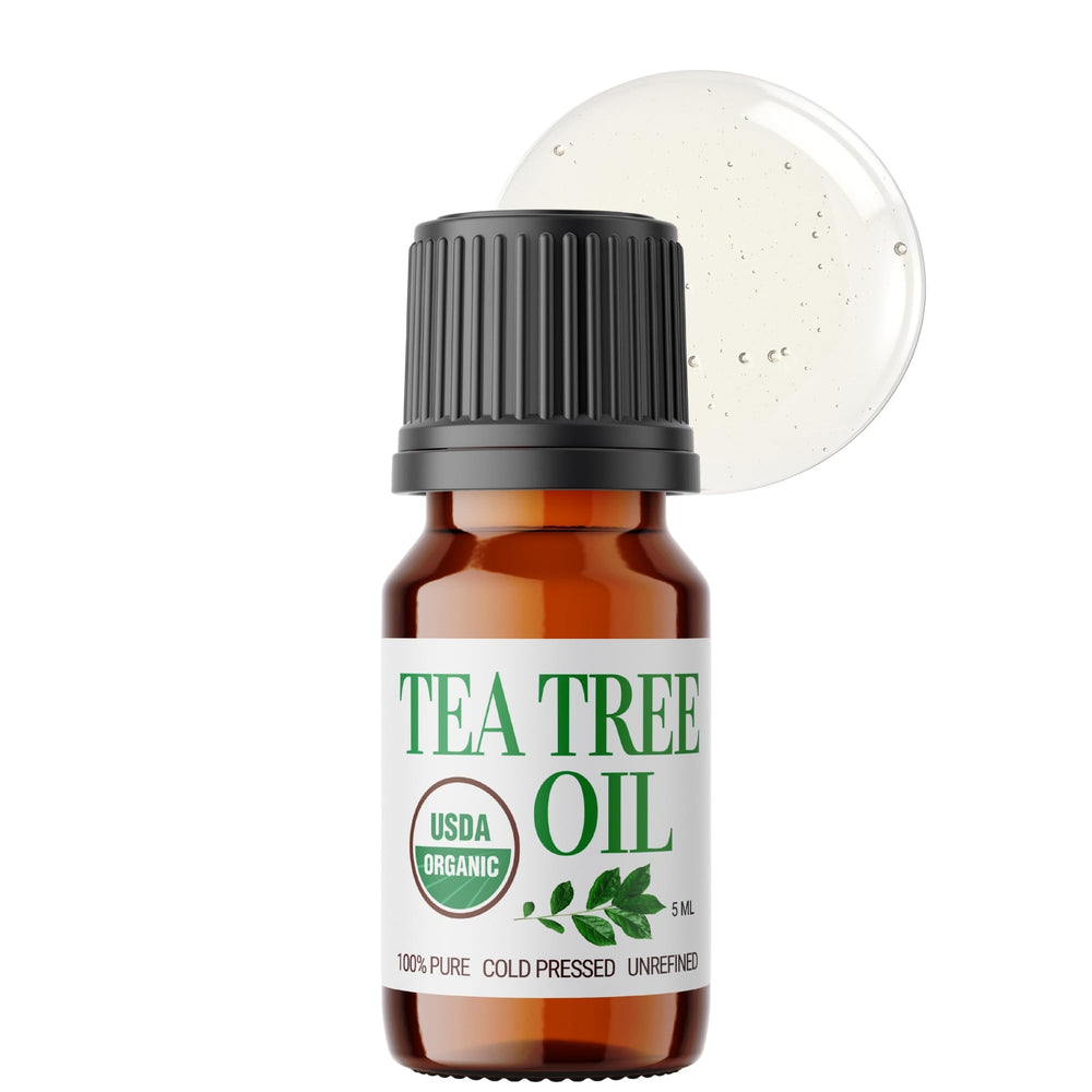 BodyJ4You Tea Tree Oil bottle front view for skincare and haircare support
