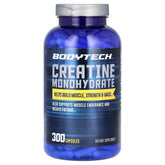 BodyTech Creatine Monohydrate bottle front for energy during high intensity workouts