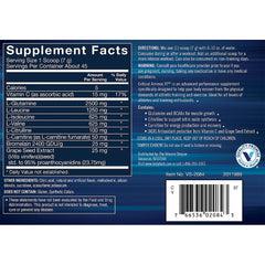 BODYTECH Critical Aminos XT powder dissolving quickly to sustain endurance.