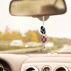 BOHO GARDEN crystal car decor for inner confidence and calm driving.