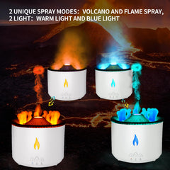 BOHOFAM volcano diffuser mode creating eruptive scent patterns for living spaces