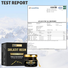 BOIC Shilajit Resin dissolving in warm water for quick use.