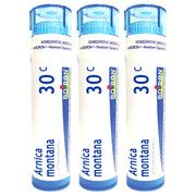 Boiron Arnica Montana 30C pellets in a tube for quick, portable symptom support