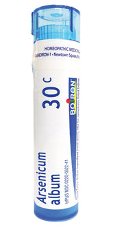 Boiron Arsenicum Album 30C pellets dissolve on the tongue for easy use.