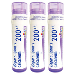 Boiron Hepar Sulphuris Calcareum pellets in tubes for easy dosing