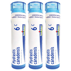 Boiron Hydrastis Canadensis 6C pellets en tubo para uso diario suave