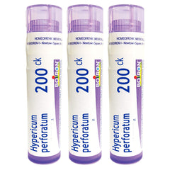 Boiron Hypericum perforatum 200CK tubes for convenient multi-dose dosing at home.
