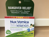 Boiron Nux Vomica 30C blue tubes in a 3-pack for home use
