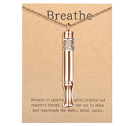 Bolagtier anxiety relief pendant in rose gold, closeup for calming moments.
