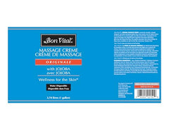 Bon Vital' Original Massage Creme neck massage to ease tension and promote relaxation.