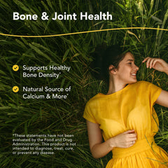 BoneActiv capsules close-up showing natural calcium source for bones