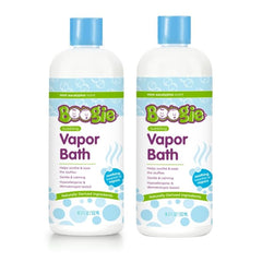 Boogie Kids Botanical Bubble Bath bottles with gentle, long-lasting bubbles and calming scents.