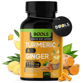 Bools Turmeric Curcumin bottle front view may support daily joint comfort.