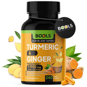 Bools Turmeric Curcumin bottle front view may support daily joint comfort.
