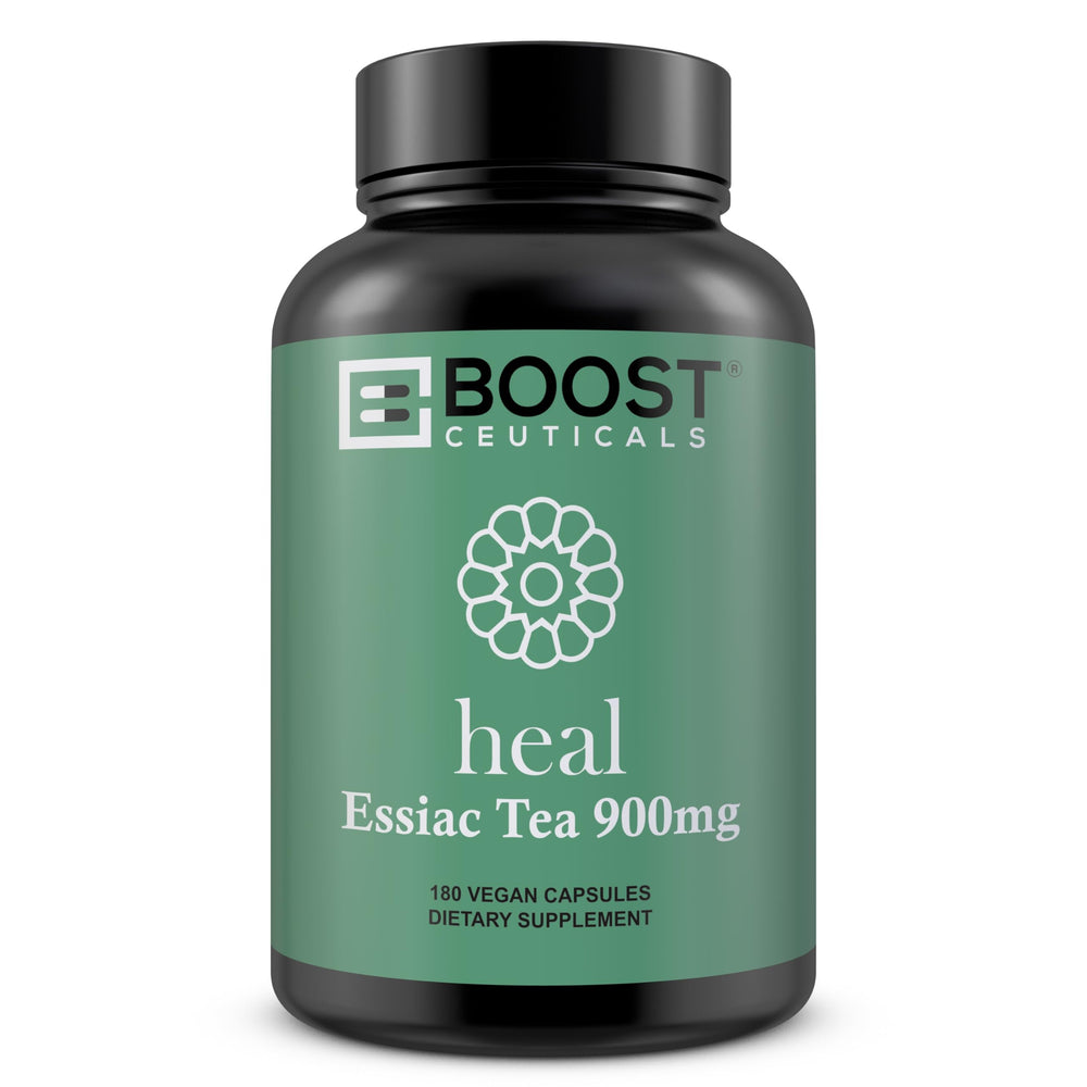 BoostCeuticals Essiac capsules bottle front view for daily immune support.