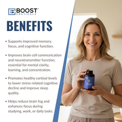 BoostCeuticals blend of Ginkgo Biloba and Gotu Kola shown for synergy.