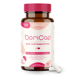 BoriCap bottle-cap close-up highlights pure capsules for precise dosing