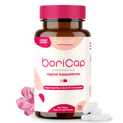 BoriCap packaging highlights purity and USA-made quality.
