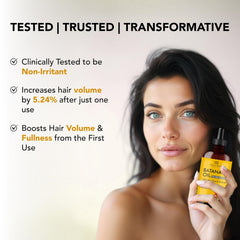 Close-up of Botanic Hearth Batana Oil texture showing light absorption.