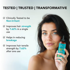 Botanic Hearth Hair Oil comb applicator aids even distribution and detangling