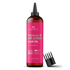 Botanic Hearth Hair Oil bottle boosts growth and natural shine.