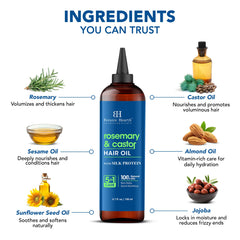 Botanic Hearth silk-protein hair oil close-up for smoothness
