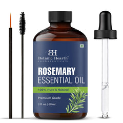 Botanic Hearth Rosemary Oil bottle front highlighting pure aroma for diffusers and DIY blends