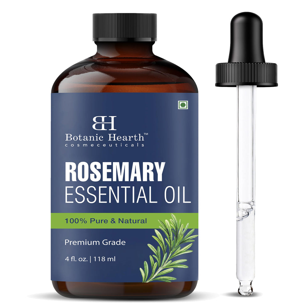 Botanic Hearth Rosemary Oil bottle with dropper for precise use