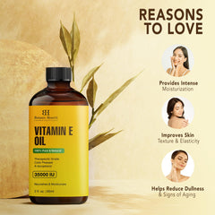 Botanic Hearth Vitamin E Oil on hand for easy application.