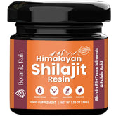 Botanic Rain Shilajit Resin bottle showing premium Himalayan resin for daily energy support