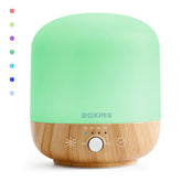 Boxing 300ml essential oil diffuser front view enhances room ambiance with gentle mist.