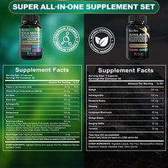 Boysea Shilajit capsules shown for a compact energy and wellness routine.