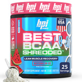BPI Sports Best BCAA Shredded Watermelon Ice bottle pour supports recovery and lean gains
