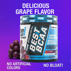 Best BCAA powder being poured into water to aid hydration.