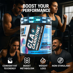 BPI Sports CLA Carnitine label design detailing ingredients