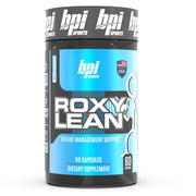 BPI Sports Roxylean bottle showing the fat burner formula for focused energy and appetite support