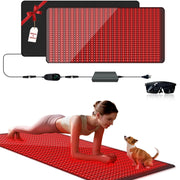BQLQLUX Red Light Therapy Mat delivers full-body coverage for post-workout cooldown.