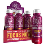 BrainJuice Immunity Shot bottle-front promotes convenient daily brain and immune support.